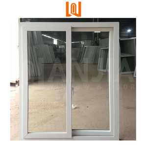 Nhà Máy Outlet Phong Cách Hiện Đại Văn Phòng bảo trì thấp PVC trượt Windows cách âm trượt Vinyl cửa sổ - Product Image 1