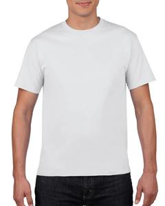 100% algodón manga corta Color sólido cuello redondo suave camiseta hombres Tops camiseta personalizada su diseño impreso camiseta - Product Image 3