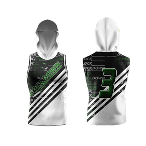 Uniformes de Fútbol Americano 7v7 con Capucha, Sublimación Completa, Compresión, Uniformes de Flag Football 7on7 sin Mangas, Ropa de Equipo con Capucha - Product Image 2