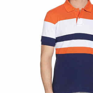 Polo informal elegante para hombre, manga corta, cómoda textura de algodón, perfecto para fiestas de oficina y uso diario - Product Image 2