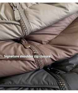 Veste matelassée personnalisée, imperméable, respirante, imprimée, chaude pour l'hiver, surdimensionnée, réversible, de haute qualité, écologique - Product Image 3