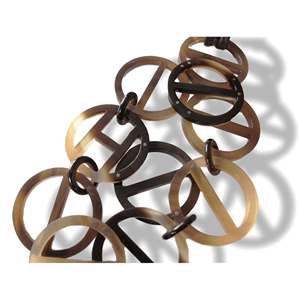 horn pendant <b>top</b> Natural Buffalo Horn Necklace Handmade Indian Product - Product Image 4