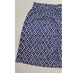 Shorts Casuales de Mujer 100% Algodón con Estampado Paisley Tejido, Estampado Completo y Cintura Elástica - Product Image 2