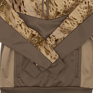 Haute qualité hommes à capuche à la mode solide motif sauvagine chasse rue porter hiver blanc sweats Offre Spéciale uni teint - Product Image 3
