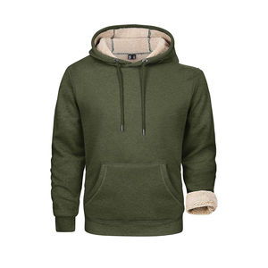 Jersey de algodón 2025 100%, sudaderas con capucha de invierno, ropa de moda de la mejor calidad, diseño de bolsillo de lana Unisex hecho en Pakistán - Product Image 1