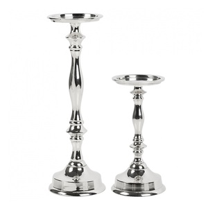 Candelabro de Metal para decoración del hogar, forma única plateada para Interior y Exterior, jardín, hecho a mano - Product Image 4