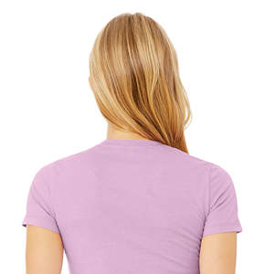 T-Shirt Slim pour femmes, 100% Airlume, en coton peigné et torsadé 32 simple 4.2 oz lilas - Product Image 6