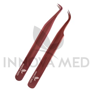 Pinzas de volumen de etiqueta privada Pinzas para cejas Extensión de pestañas personalizada Pinzas de aislamiento fuerte con embalaje personalizado Renovable - Product Image 4