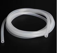 Tuyau flexible en silicone transparent 100% pur, inodore, 1/4 po, 3 pi par rouleau, pour aspiration sous vide