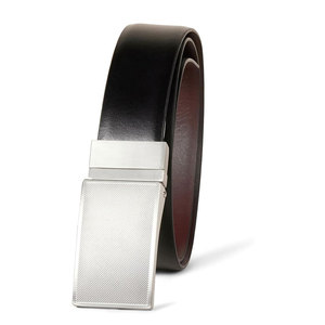 Cinturones de Cuero Vacuno Casuales Ejecutivos para Hombre, Diseño de Hebilla Elegante, Impermeables y Ligeros para Reuniones de Negocios y Uso en la Oficina - Product Image 1