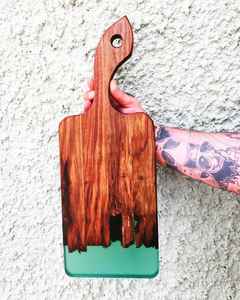 Nouvelle arrivée planche à découper en bois et en résine pour fromage charcuterie planche alimentaire cuisine et restaurant planche d'occasion - Product Image 5