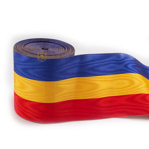 Cinta estampada ceremonial medalla ceremonial mexicana cintas de muaré - Product Image 5