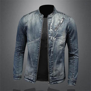 Veste en jean pour homme au design tendance et élégant, 100% coton, haute qualité, prix de gros, vestes en jean - Product Image 4