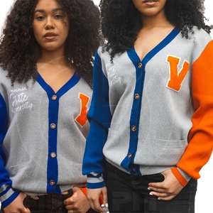 Customized Historically Black College & University Varsity <b>Cardigan</b> Premium Letterman <b>Cardigan</b> <b>Sweater</b> for University Apparel - Product Image 4