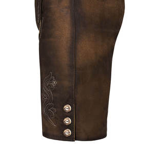 กางเกงหนังบาวาเรียนแท้ ดีไซน์ดั้งเดิม เป็นมิตรกับสิ่งแวดล้อม ติดซิป รับสกรีนโลโก้ พิมพ์ลายดิจิทัล ดีไซน์ใหม่ สวมใส่สบาย สีพื้น - Product Image 6