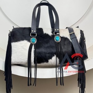 Bolsa de gimnasio de viaje de piel de vaca al aire libre de fabricación al por mayor para bolsa de lona de gran capacidad resistente unisex con manga de carrito - Product Image 1