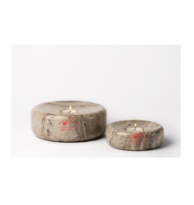 Hot Selling Natural Marble Candle Antique Luxury <b>Parties</b> <b>Decorate</b> Table and Indoor <b>Decor</b> Marble Tealight Candle Holder - Product Image 1