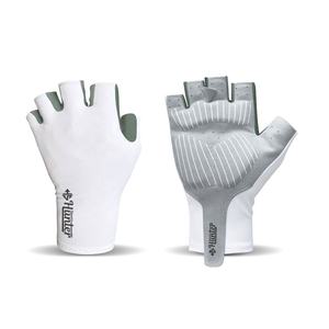 Guantes de Carreras de Medio Dedo de Alta Calidad, Hechos a Medida, Resistentes al Viento, para Motocross, de Cuero Sintético - Product Image 1
