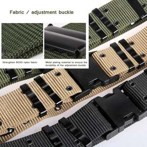 Ceinture tactique en nylon personnalisée en gros boucle en plastique à dégagement rapide équipement de défense personnelle marque Super Force accepte - Product Image 3
