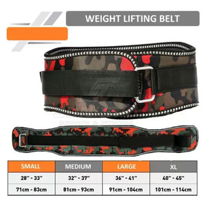 Cinturón de Levantamiento de Pesas Unisex con Camuflaje, Ajustable y Transpirable, con Soporte Lumbar y Cierre de Hebilla para Entrenamiento de Fuerza - Product Image 3
