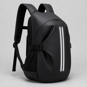 Mochila para Casco de Motocicleta, Reflectante, Impermeable, de Gran Capacidad, Bolsa de Hombro Deportiva con Cubierta para Lluvia - Product Image 4