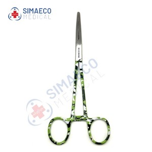 Nouvelle pince hémostatique de style de couleur camouflage vert jungle pince médicale impression de logo personnalisable OEM & ODM - Product Image 3