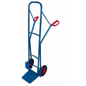 Chariot manuel Variofit à quatre roues, construction en acier, capacité de 250 kg, lame de 300 x 300 mm, industriel, extérieur, shopping, OEM - Product Image 1