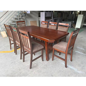 ชุดโต๊ะอาหารและเก้าอี้<span class=keywords><strong>ไม้</strong></span>แบบดั้งเดิม GoodWin <span class=keywords><strong>ราคา</strong></span>โรงงาน<span class=keywords><strong>ถูก</strong></span> ดีไซน์คลาสสิก แข็งแรง ทนทาน เฟอร์นิเจอร์บ้านสไตล์โบราณ 1-6 ที่นั่ง # - Product Image 1