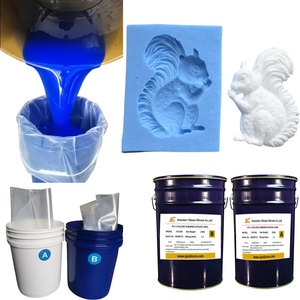 Grande fornitura RTV2 per uso alimentare liquido Silicone gomma materia prima per la colata resina siliconica gesso cemento candela stampo artigianale - Product Image 2
