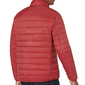 Veste d'hiver matelassée pour homme, service OEM, couleur personnalisée, logo frontal, respirante, écologique, haute qualité - Product Image 3