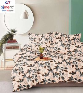 Juego de Ropa de Cama Ajmera Floral de 4 Piezas, Funda de Edredón de Poliéster y Algodón, Funda de Almohada, Diseño Moderno Estampado, Colección para el Hogar para Todas las Temporadas - Product Image 3