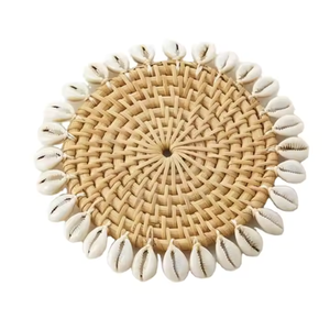 Gran oferta, Mantel Individual para mesa, precio barato de alta calidad, accesorios de mesa, posavasos de Material ecológico, ratán, venta al por mayor, hecho en Vietnam - Product Image 4