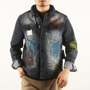 แจ็กเก็ตยีนส์แจ็กเก็ตโอเวอร์ไซส์แบบมีกระดุมสำหรับฤดูใบไม้ร่วง - Product Image 5