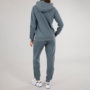 Superventas diseño personalizado algodón hecho de secado rápido de manga larga mujeres pulóver chándal Venta caliente pulóver chándal - Product Image 2