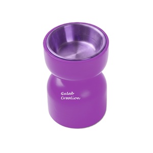 Quemador de incienso de madera marrón de lujo con cuenco de Latón para Decoración de aromaterapia y meditación - Product Image 3