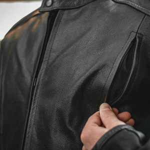 Premium Unisex <b>Motorbike</b> Leather Windproof Racing & Touring Jacket OEM Custom Design Adult All Seasons - Product Image 5