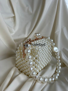 Elegante Bolso de Mano Tipo Clutch con Perlas y Correas para Mujer, Bodas, Eventos Festivos, Regalos de Lujo, Moda Nupcial, Correa Extraíble Tradebyd - Product Image 3
