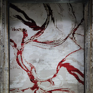 Alfombras Turcas Modernas de Polipropileno Hechas a Máquina, Alfombras de Yute de Alta Calidad Resistentes a las Manchas, Alfombras de Pelo Alto para Dormitorio para Uso Doméstico - Product Image 1