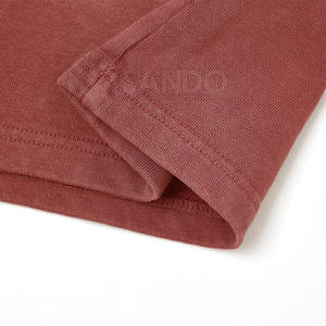 Pantalones Cortos Casuales para Hombre, Lavado Ácido, Cintura Media, Secado Rápido, Transpirables, Diseño Sólido con Logotipo Personalizable, 100% Algodón, Más Vendidos - Product Image 5