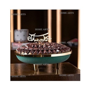 Tazón de Postre de Hierro de Diseño Moderno, Tamaño y Forma Personalizados, Tazón de Metal para Servir Alimentos para Uso Doméstico y Comercial por Home Arts - Product Image 3