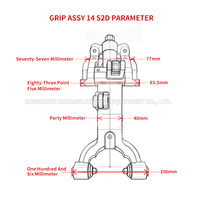 Ensemble de préhension d'outils Brother S2D 14T pour perceuse-visseuse à magazine ATC Brother TC-S2D 14T, pièces de rechange