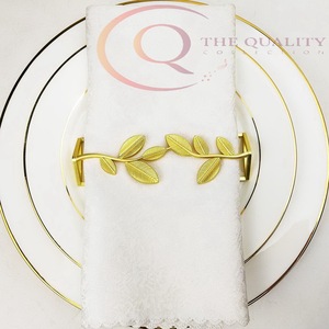 Anillos de Servilleta de Metal de Lujo Modernos para Mesas de Comedor de Boda, Accesorios de Estilo de Mesa Ecológicos - Product Image 2