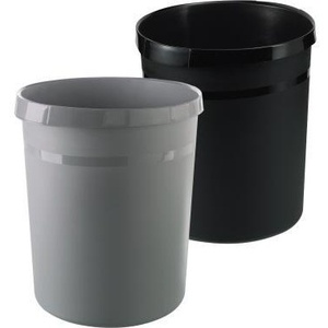 Poubelle en plastique HAN GRIP KARMA Eco-noir 18L 31,2 x 35 cm 80-100% Matériel recyclé 1 compartiment de tri - Product Image 3