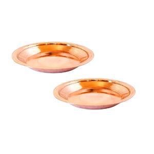 Plaque de chargeur en cuivre écologique de haute qualité dernière nouvelle conception vente chaude ronde pure pour les fêtes - Product Image 5