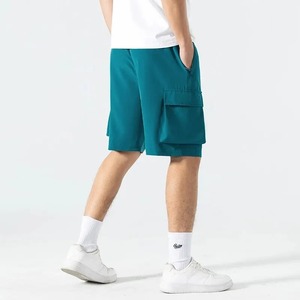 2025 été nouveau surdimensionné léger séchage rapide Cargo cordon Shorts hommes Cool pêche randonnée Shorts avec plusieurs poches - Product Image 5