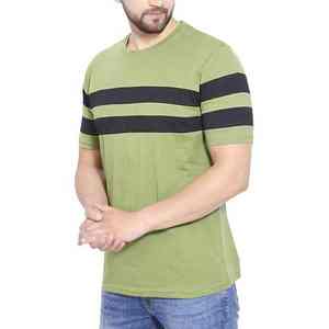 T-shirts d'été pour hommes de meilleure qualité en gros nouveau style 100% coton velours taille personnalisée fermeture à glissière respirant fabriqué au Pakistan - Product Image 3