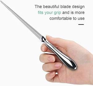 Cuchillo abrecartas para sobres de acero inoxidable personalizado más vendido, diseño moderno, precio al por mayor - Product Image 6