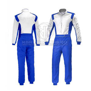 Traje de carreras de Go Kart impermeable Protección de cuerpo completo con cremallera frontal y puños ajustables - Product Image 2
