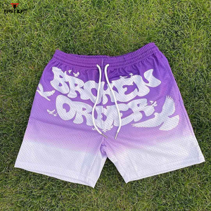 2025 personalizado hombres verano Streetwear medio Jogger pantalones cortos patrón sólido estilo Casual trabajo pantalones cortos de moda - Product Image 2