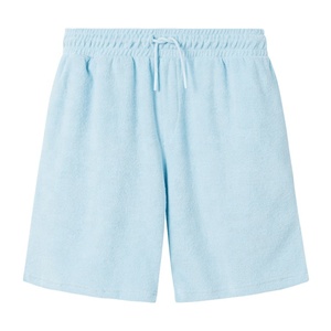 Pantalones cortos deportivos informales de fibra de bambú para hombre, pantalones cortos personalizados de secado rápido para correr en el gimnasio con patrón sólido bordado, nuevos pantalones cortos de tela - Product Image 1